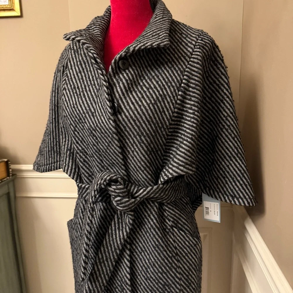 Hilary Radley Wool Cape Coat - Picture 3 of 14